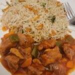 Chicken/Egg Manchurian Rice