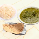 Veg Lunch Combo- Palak Panree- 1 chapati Plain Rice | 11 am to 5 pm